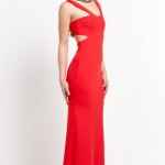 Kırmızı Yazlık Abiye Elbise Modelleri